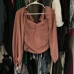 Astr Women's Mauve Blouse